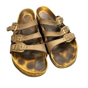 Birkenstock Florida Brown Soft Footbed Sandals – Size ~10.5" (Approx. Women’s 9.